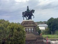 Deutsches Eck Koblenz mit Reiterstandbild